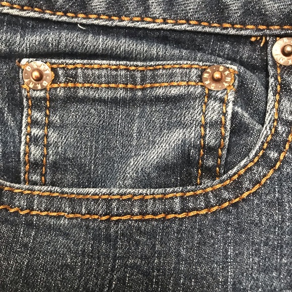 COPY -DKNY Designer Denim Blue Jeans Boot Cut Size 14R - Picture 6 of 7